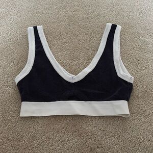 Zara terry cloth top